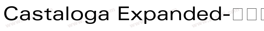 Castaloga Expanded字体转换